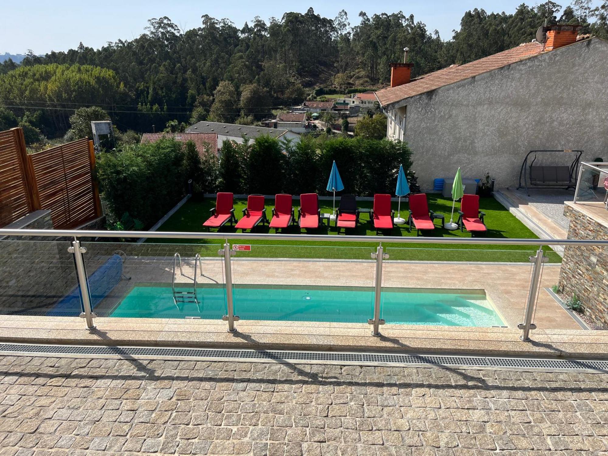 Fonte Retreat Home - Jacuzzi And Heated Swimming Pool Sandim Exteriör bild