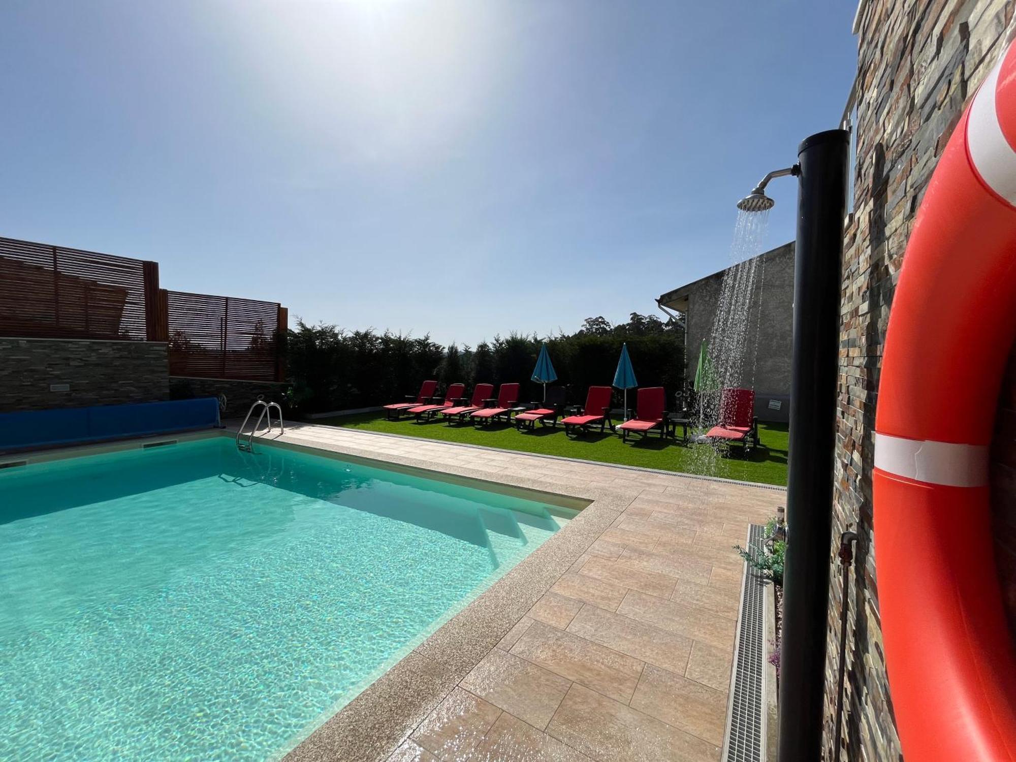 Fonte Retreat Home - Jacuzzi And Heated Swimming Pool Sandim Exteriör bild